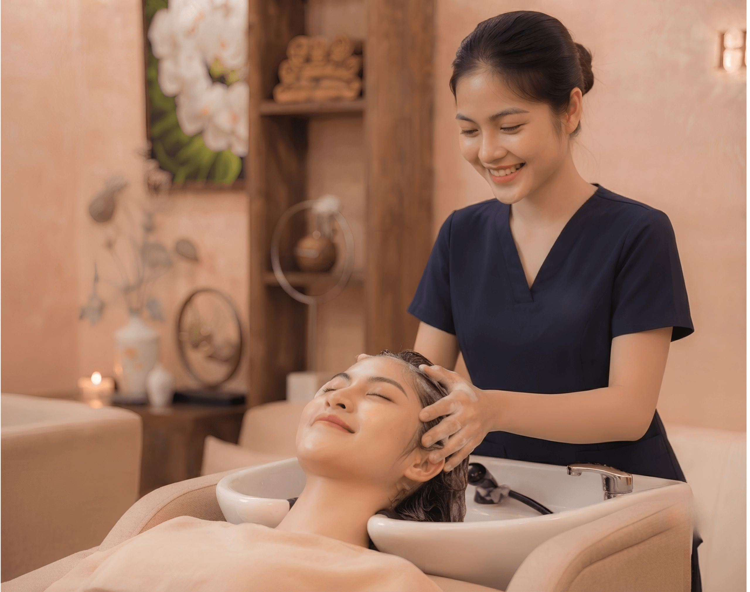 Dịch vụ gội đầu dưỡng sinh thư giãn tại spa gội đầu dưỡng sinh Massage Hoàng Tử Phú Nhuận